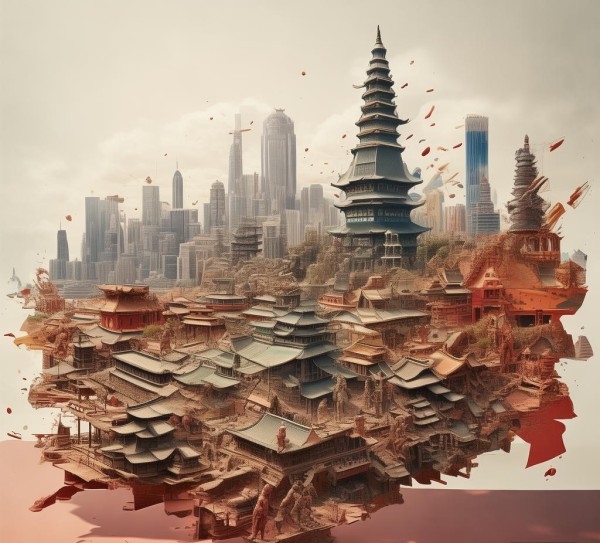 山西经典与创新广告画册， disjointed yet elegant