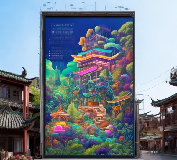桐庐，unique modern art in advertising design